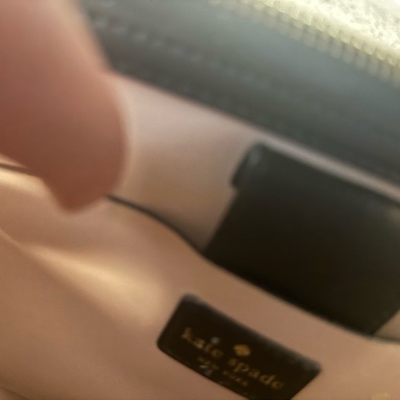 Kate Spade “Anisa” Black Tote with pink straps faded front logo otherwise GuC - Picture 11 of 16